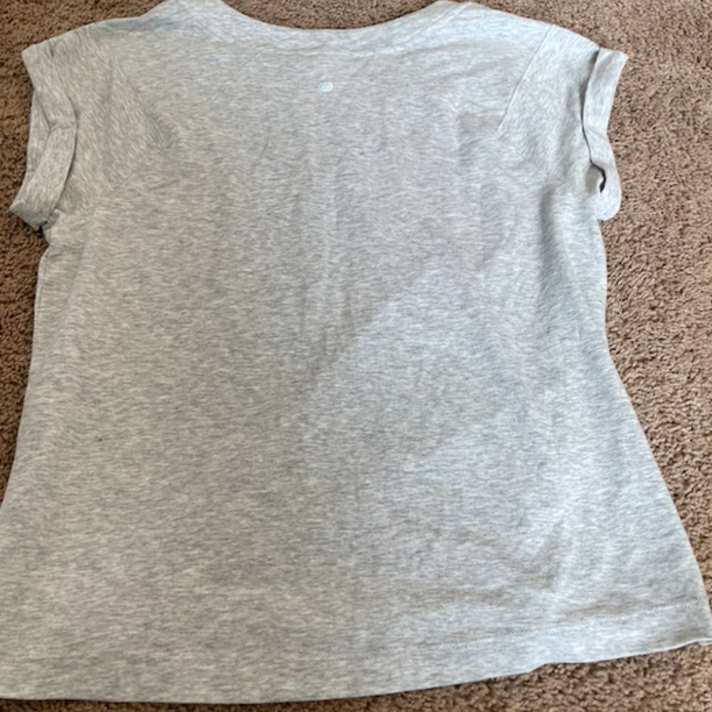 zelle grey shirt